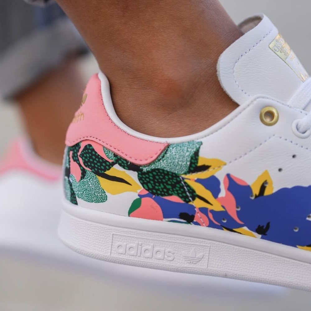 NWT Adidas Stan smith floral - Picture 4 of 8
